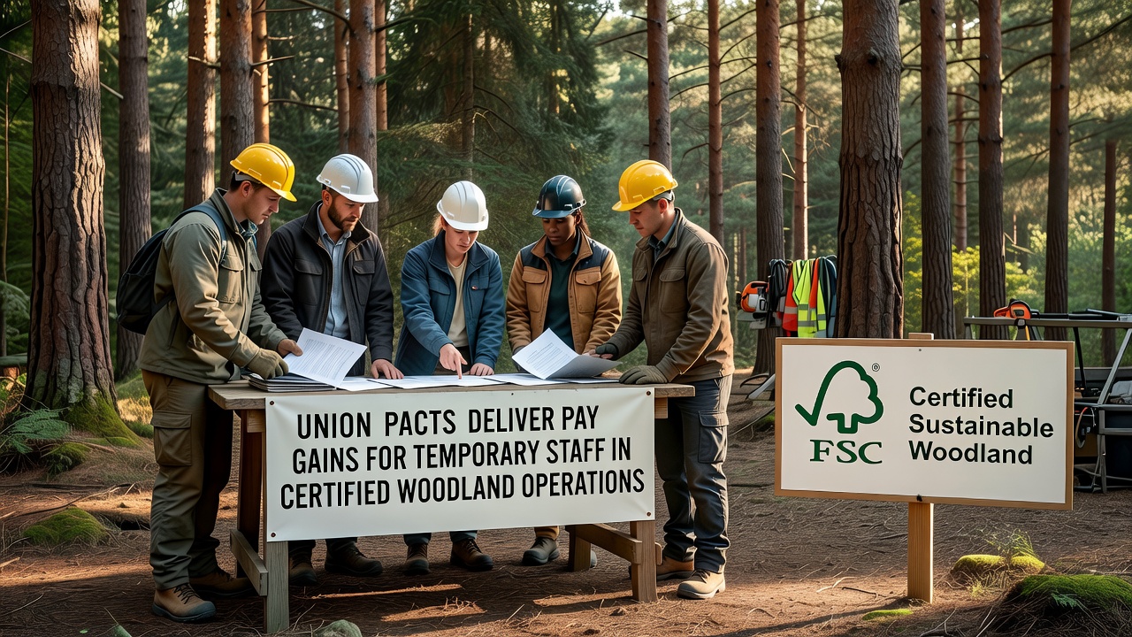 Union Pacts Deliver Pay Gains for Temporary Staff in Certified Woodland Operations